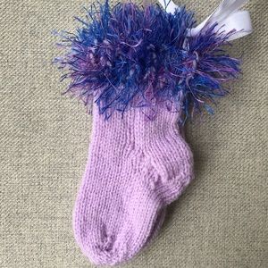 Hand Knit Baby Socks